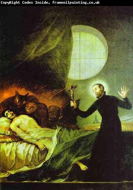 Francisco Jose de Goya St.Francis Borgia Exorsizing